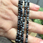Snowflake Obsidian - Faceted Bracelet 4 mm