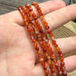 Carnelian - Faceted Bracelet 4 mm