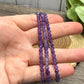 Amethyst (Darker) - Faceted Bracelet 4 mm