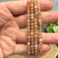 Peach Moonstone - Faceted Bracelet 4 mm
