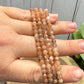 Peach Moonstone - Faceted Bracelet 4 mm