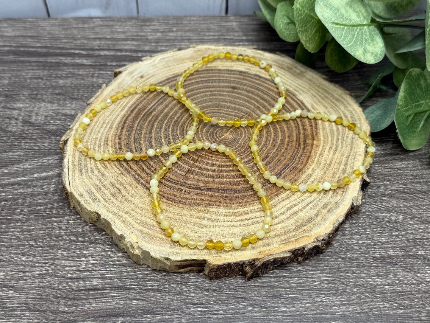 Citrine - Faceted Bracelet 4 mm