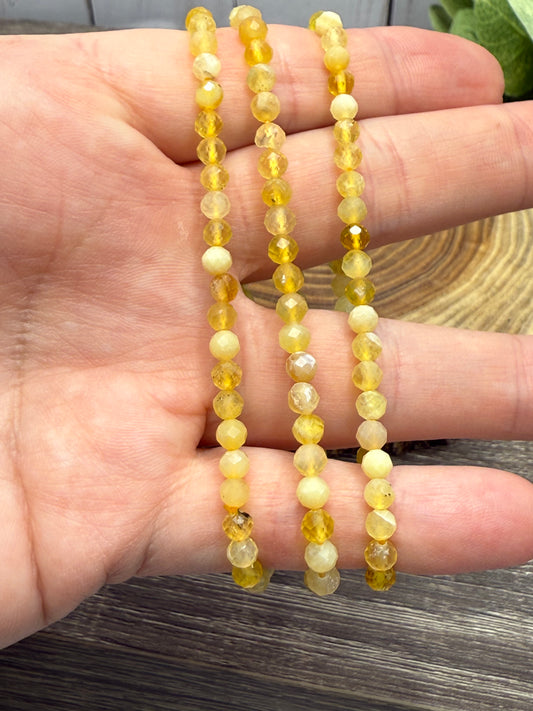 Citrine - Faceted Bracelet 4 mm