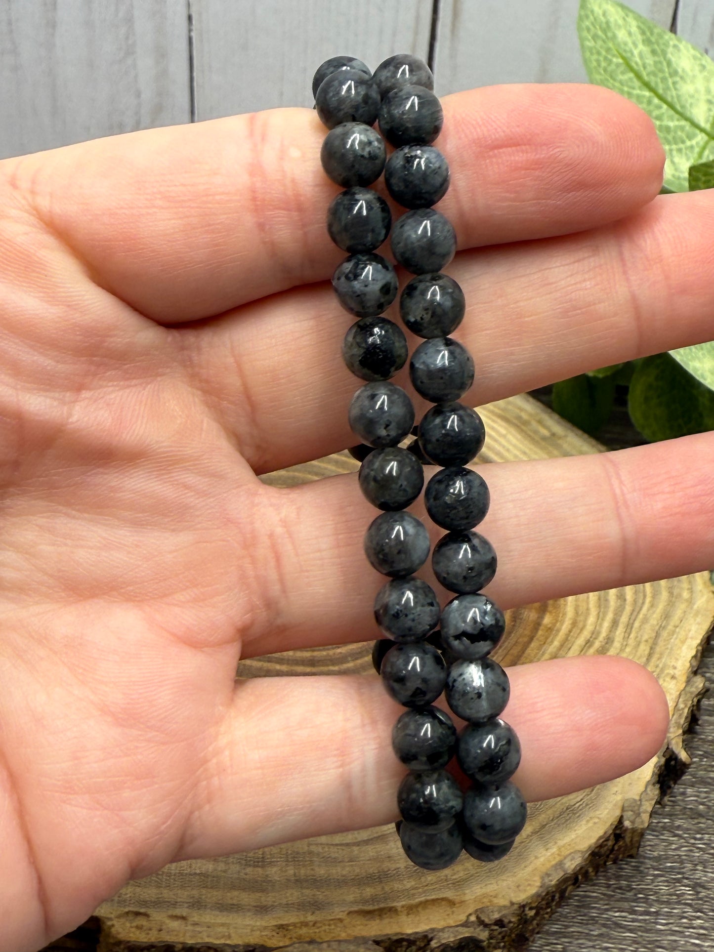 Larvakite - Bracelet 6 mm