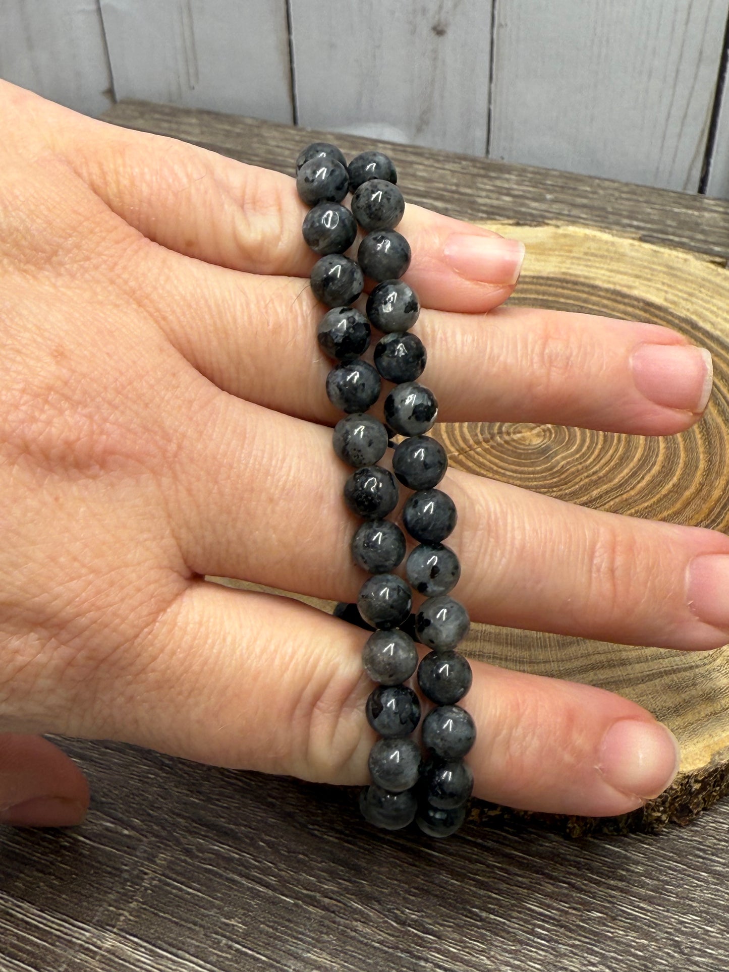 Larvakite - Bracelet 6 mm