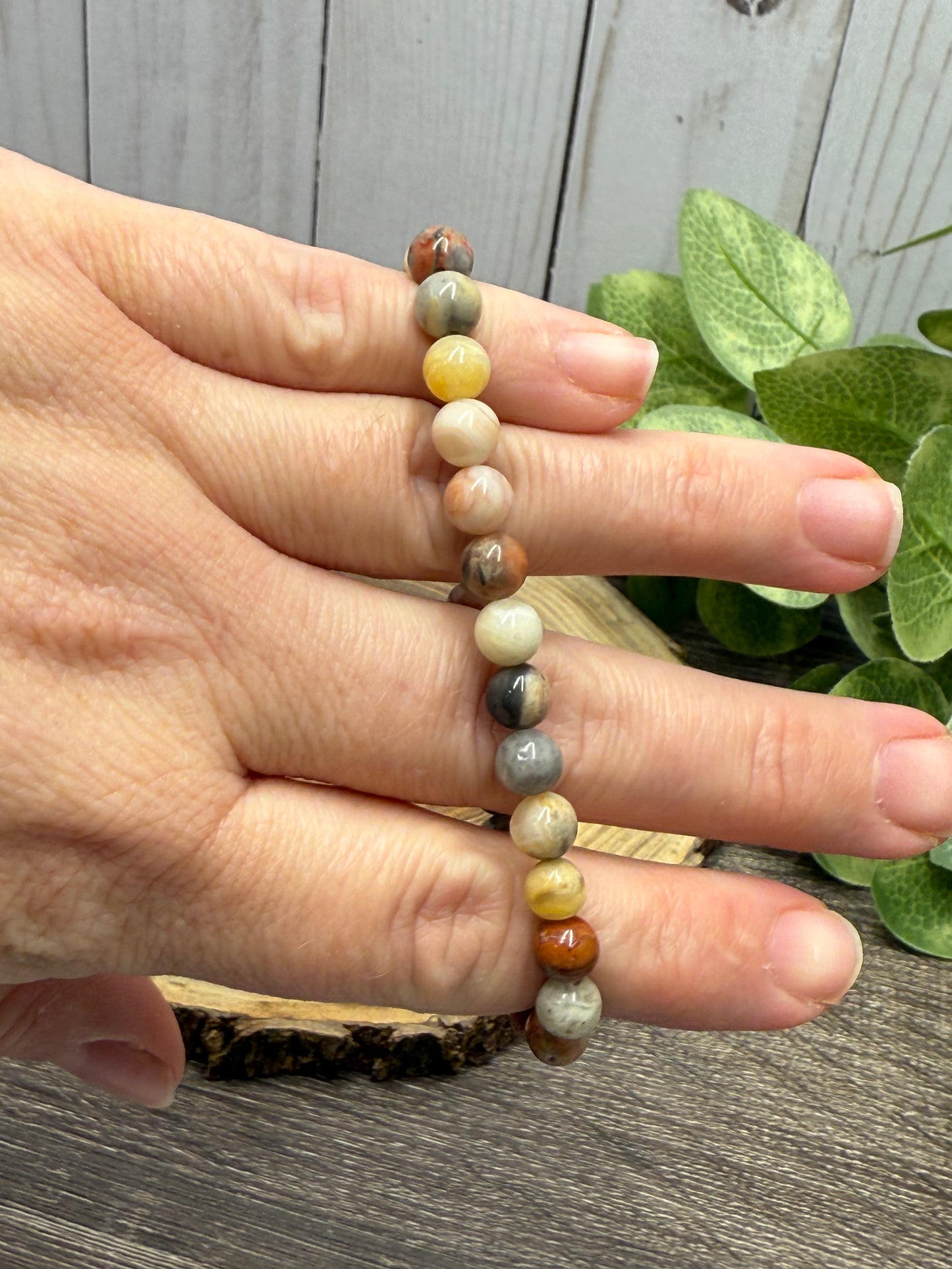 Crazy Lace Agate - Bracelet 6 mm