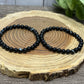 Orca Agate (Black) -  Bracelet 6 mm