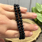 Orca Agate (Black) -  Bracelet 6 mm