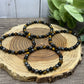 Hematite, Obsidian, Yellow Tigers Eye - Bracelet 6 mm