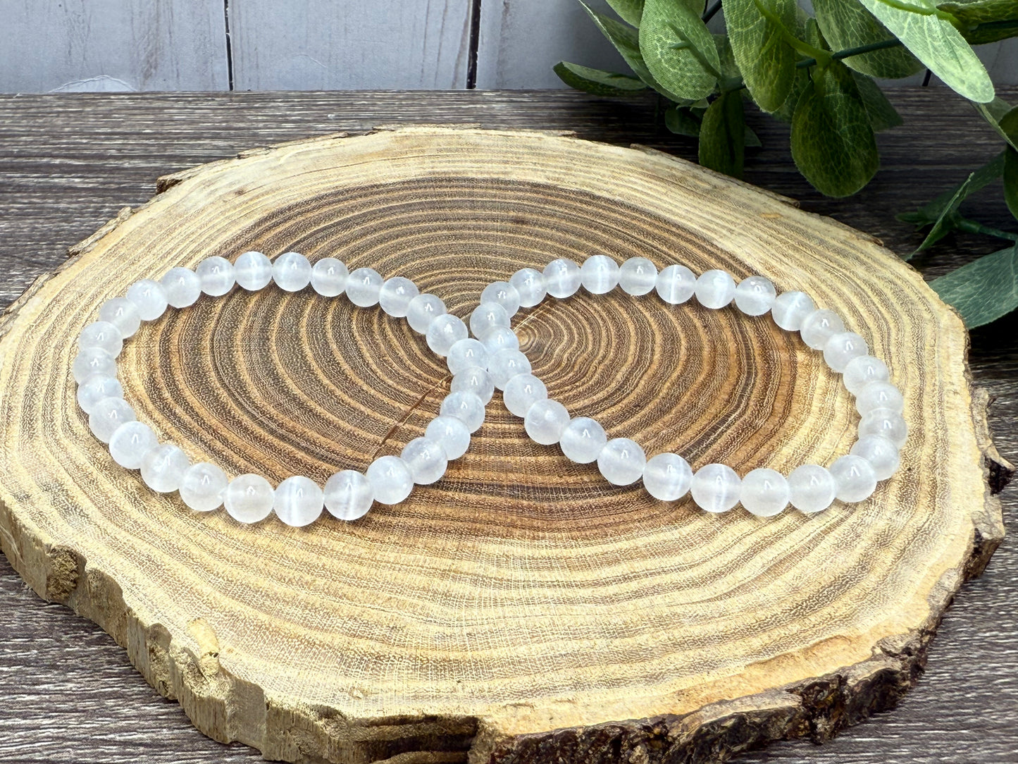 Selenite - Bracelet 6 mm