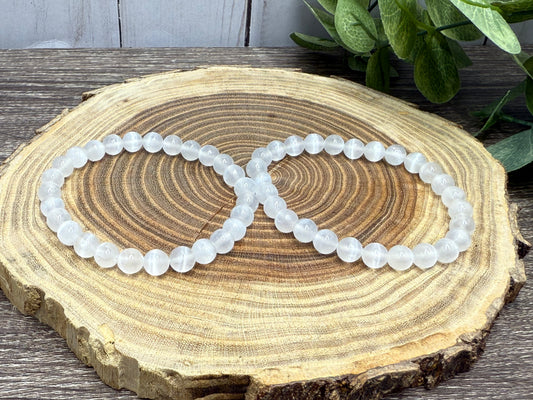 Selenite - Bracelet 6 mm
