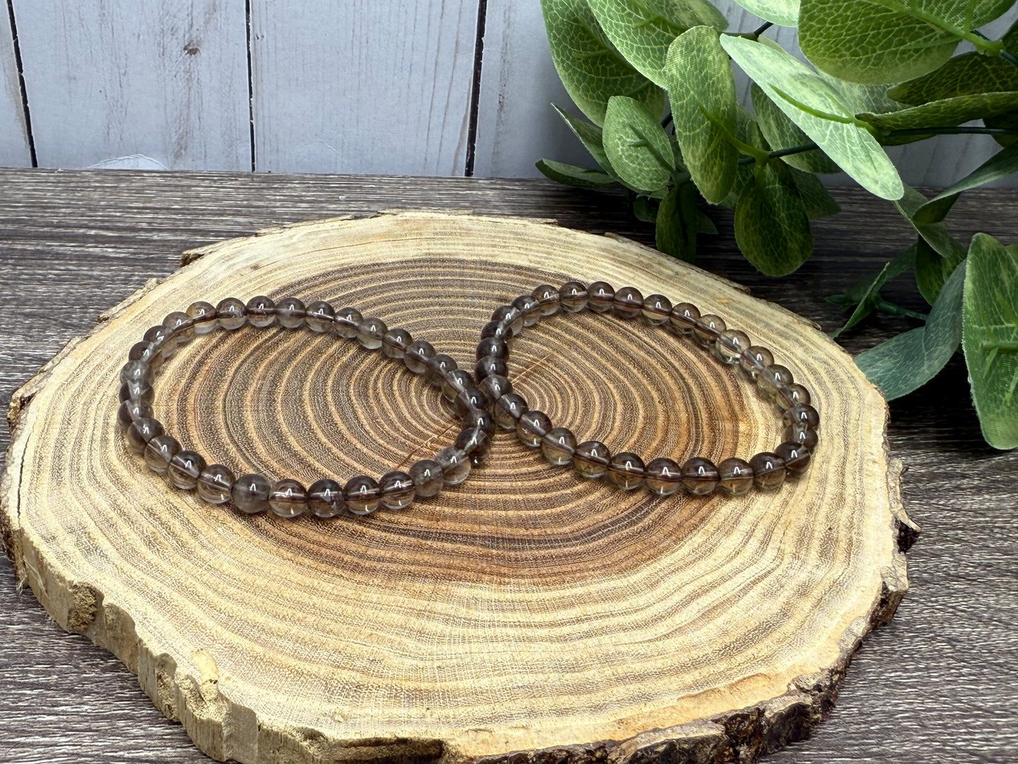 Smokey Quartz - Bracelet 6 mm