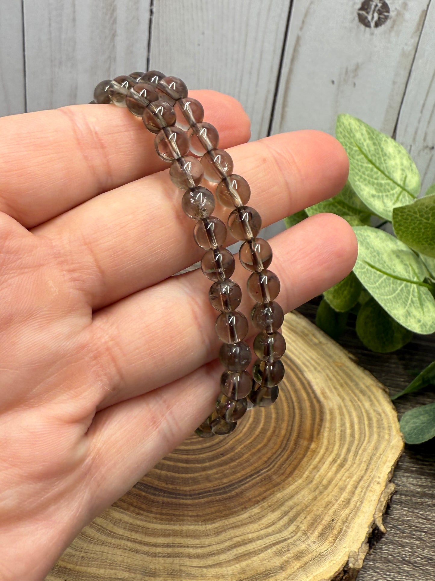 Smokey Quartz - Bracelet 6 mm