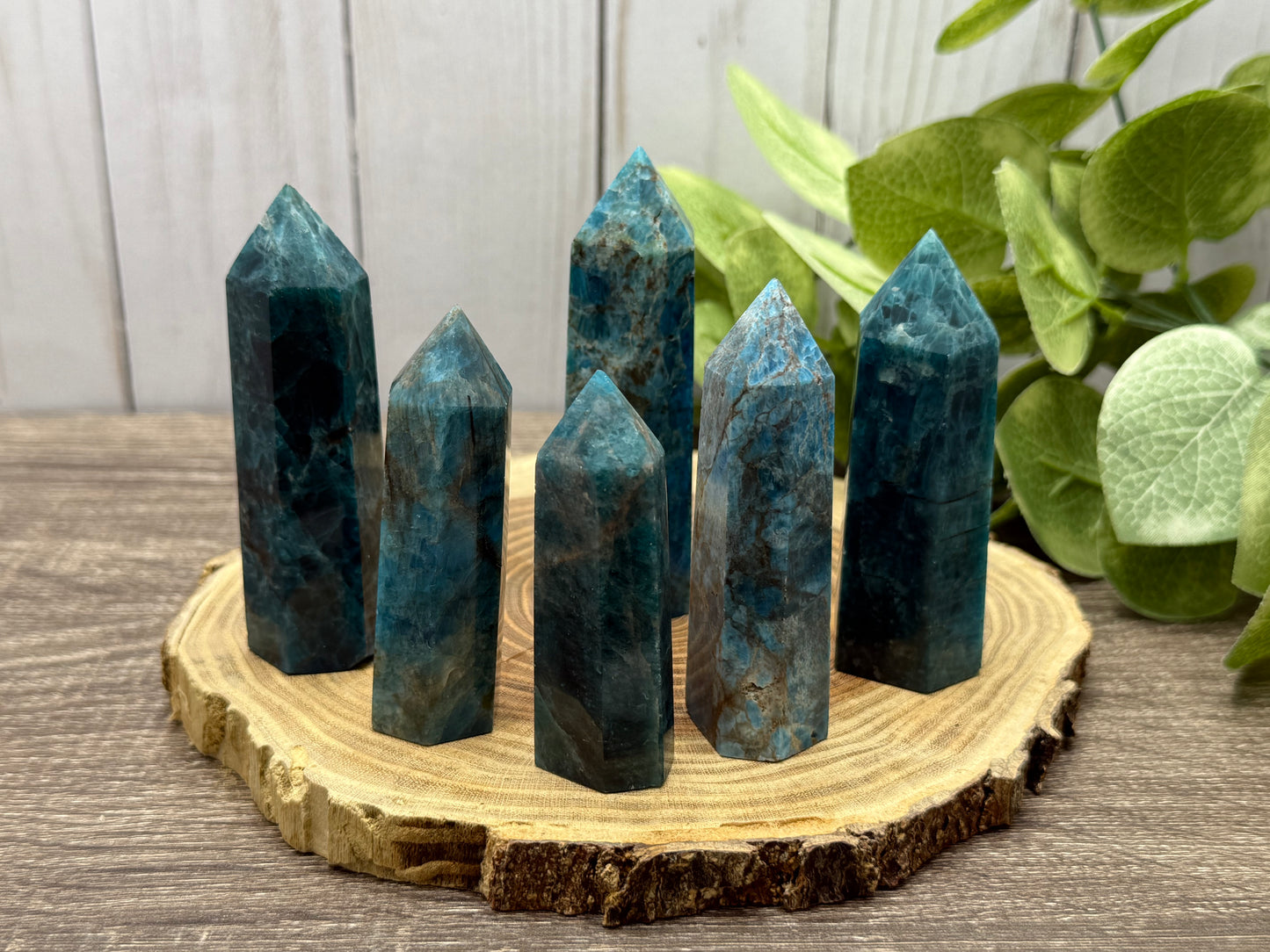 Blue Apatite Towers