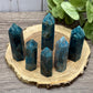 Blue Apatite Towers