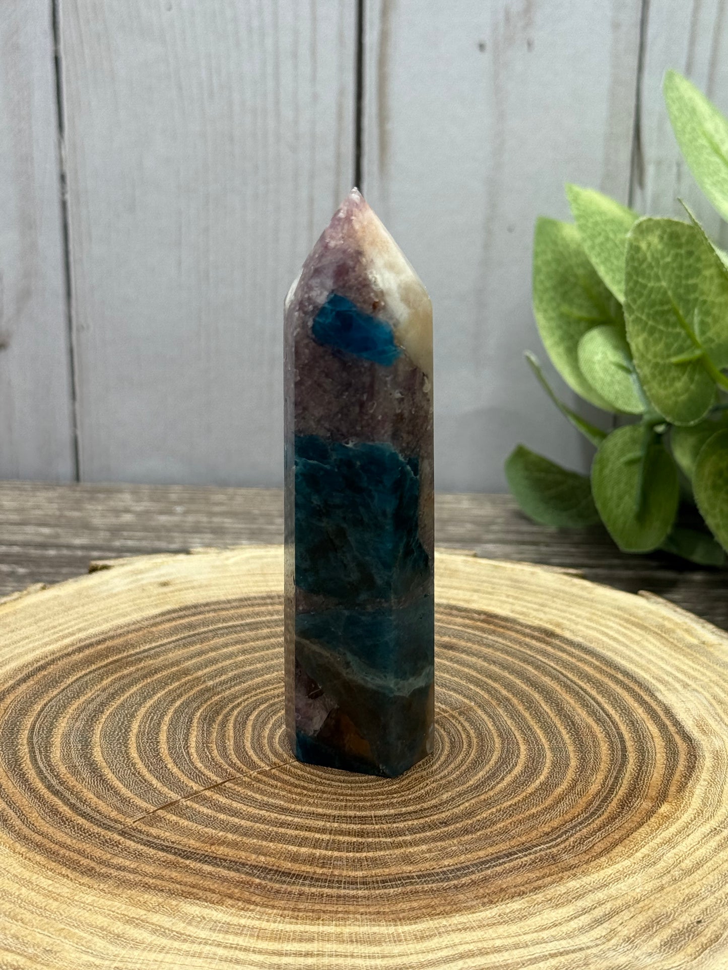 Multi Stone Towers - Unique (Sun Stone, Lepidolite and Blue Apatite in one)