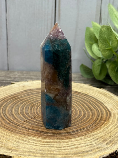 Multi Stone Towers - Unique (Sun Stone, Lepidolite and Blue Apatite in one)