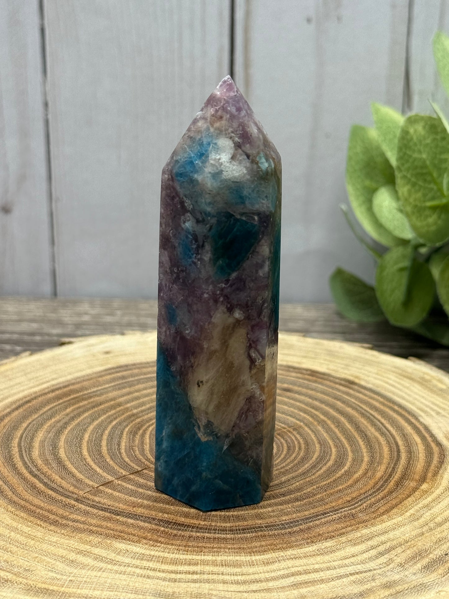 Multi Stone Towers - Unique (Sun Stone, Lepidolite and Blue Apatite in one)