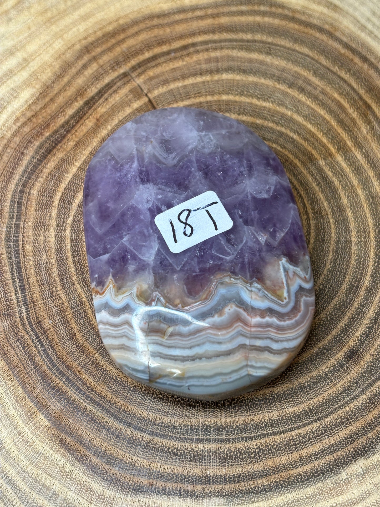 Amethyst and Agate Palm Stones