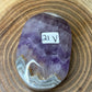 Amethyst and Agate Palm Stones