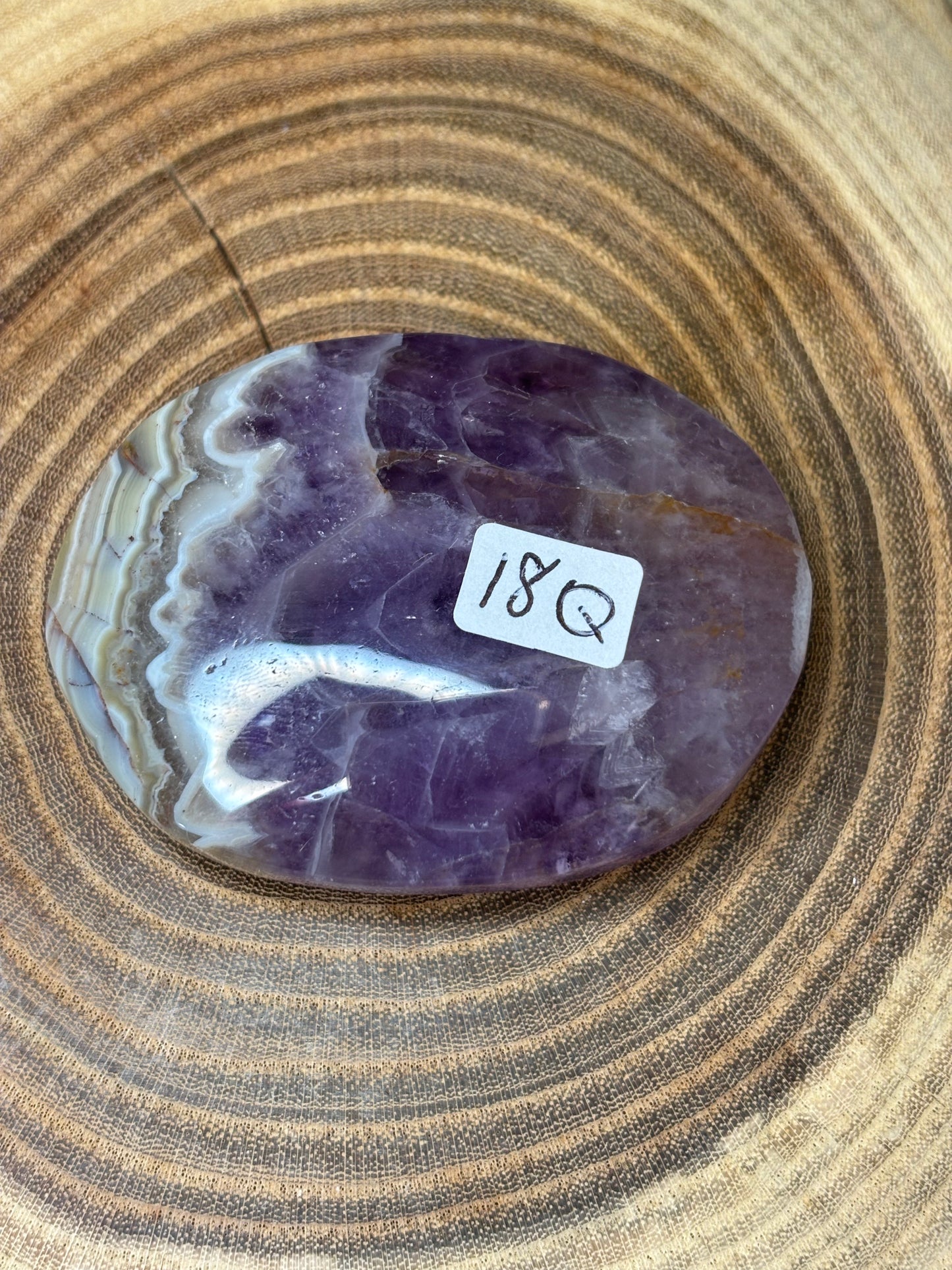 Amethyst and Agate Palm Stones