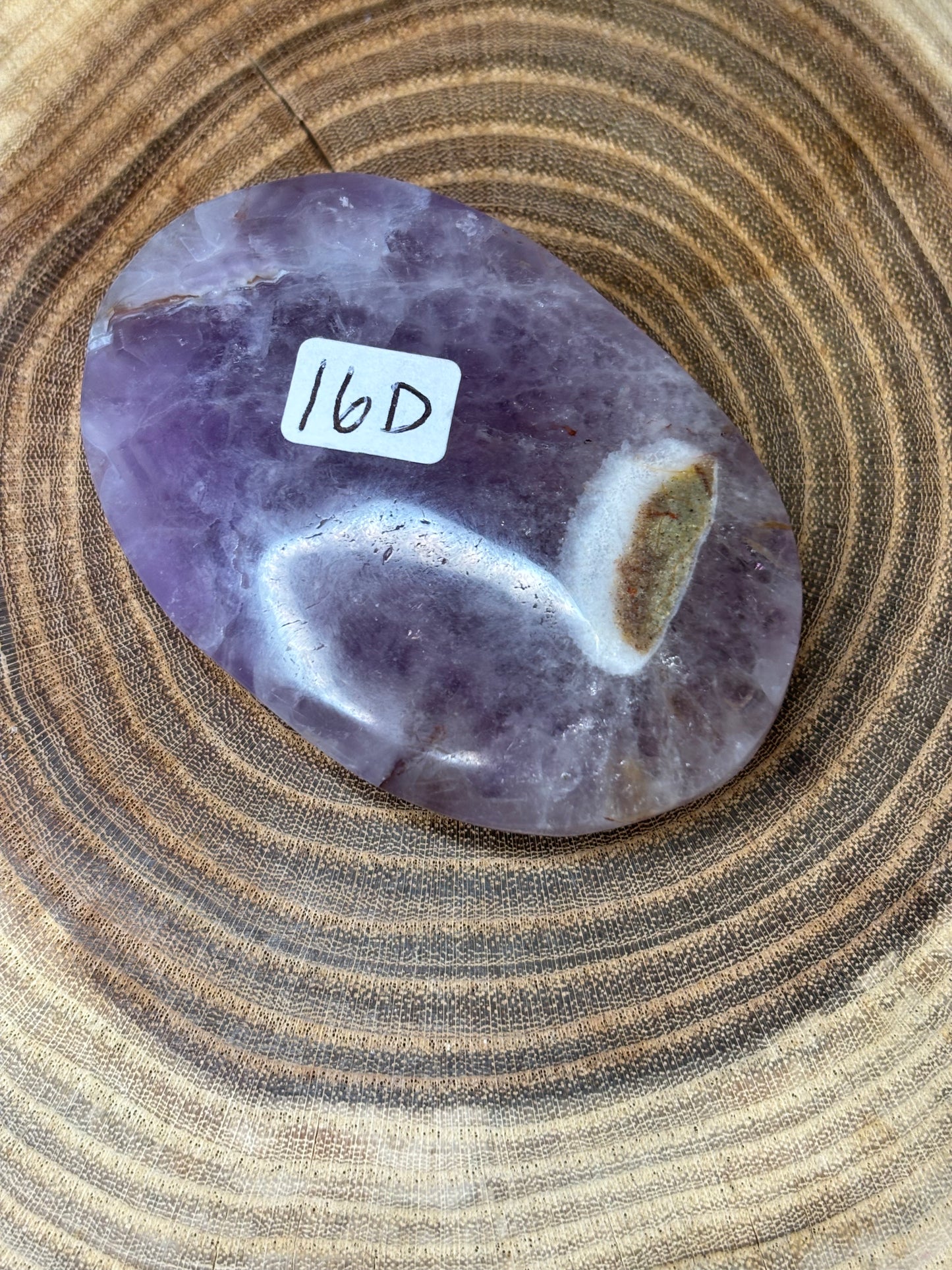 Amethyst and Agate Palm Stones