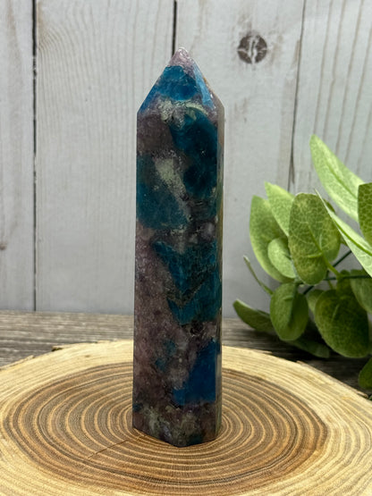 Multi Stone Towers - Unique (Sun Stone, Lepidolite and Blue Apatite in one)
