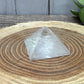 Clear Quartz Pyramid Carving