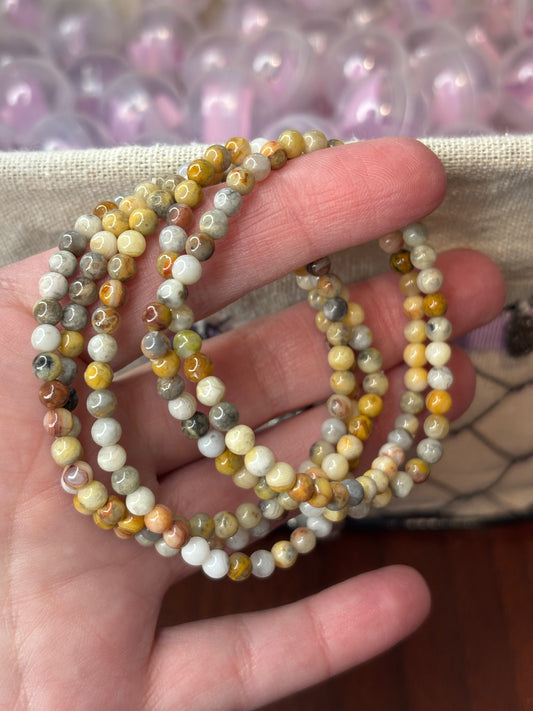 Crazy Lace Agate - Bracelet 4 mm