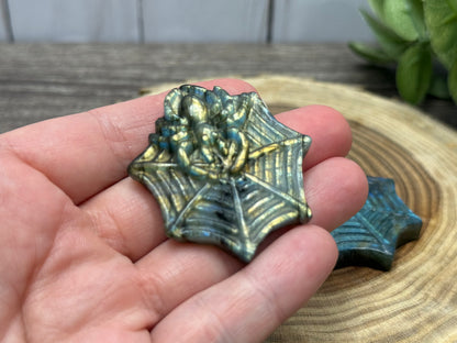 Spider and Web - Labradorite