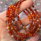 Carnelian - Bracelet 4 mm