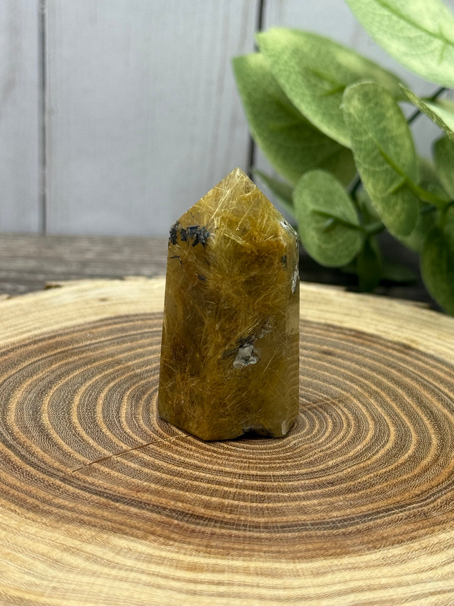 Golden Rutilated Quartz Tower