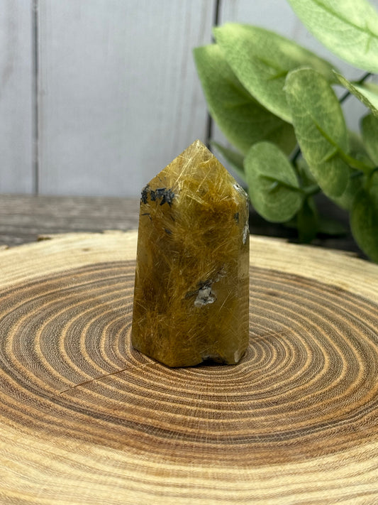 Golden Rutilated Quartz Tower