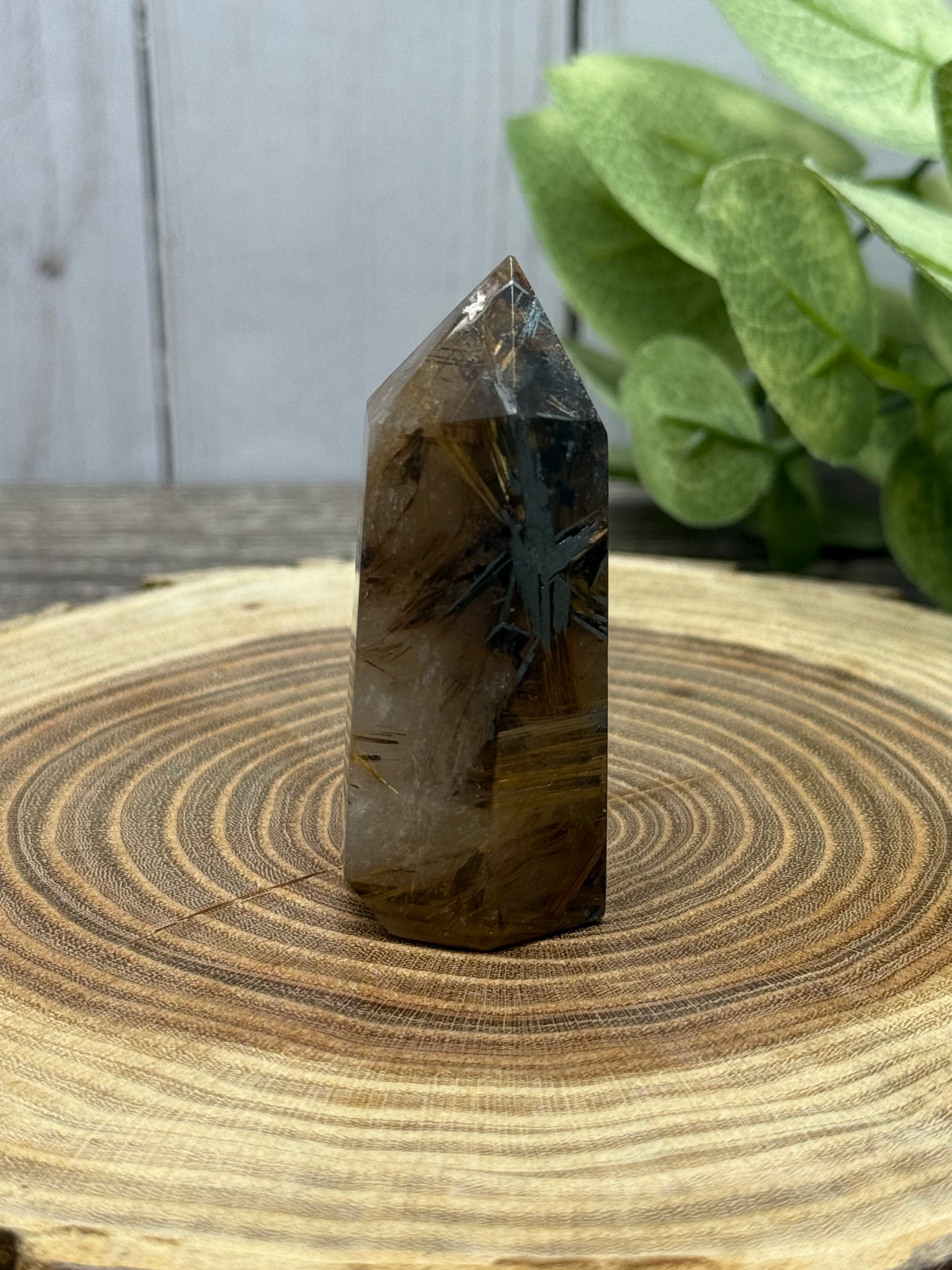 Golden Rutilated Quartz Tower