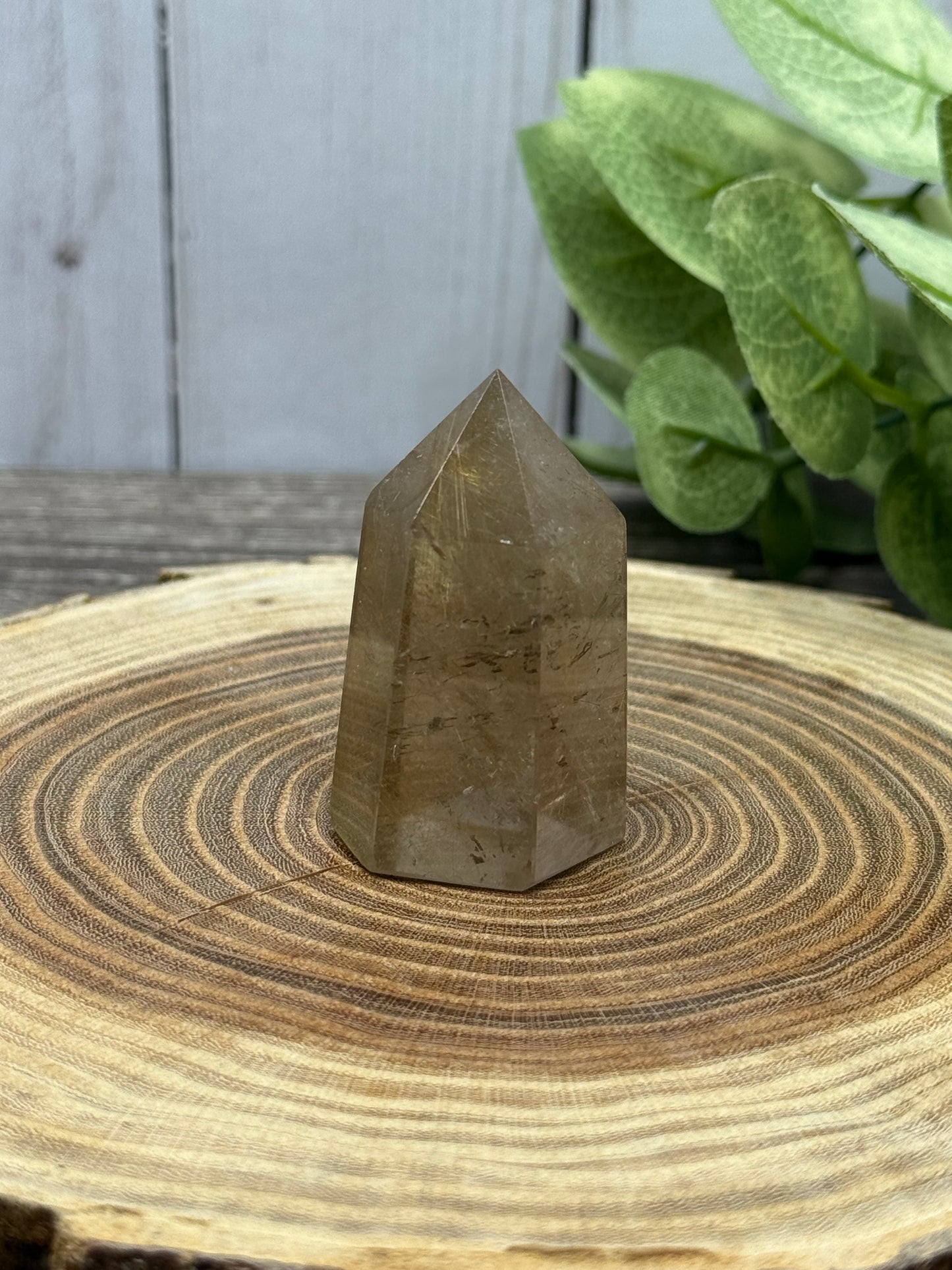 Golden Rutilated Quartz Tower