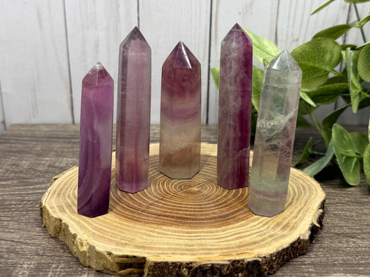 Pink Fluorite Tower (Candy)