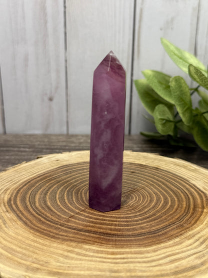 Pink Fluorite Tower (Candy)