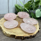 Rose Quartz Palm Stones (lighter colour)