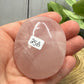 Rose Quartz Palm Stones (lighter colour)