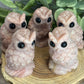 Pink Opal Owls