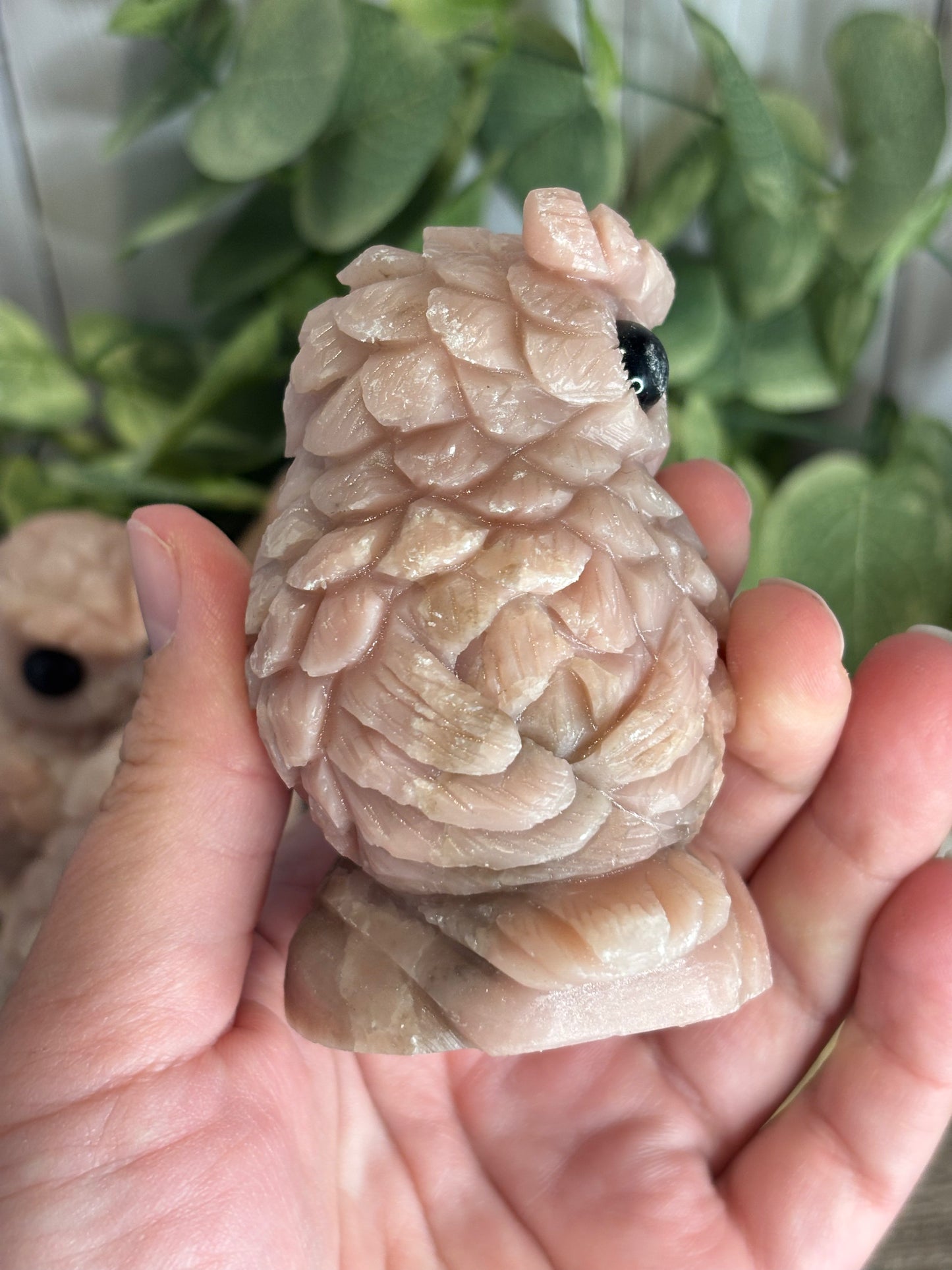 Pink Opal Owls