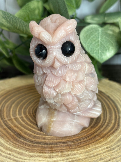 Pink Opal Owls