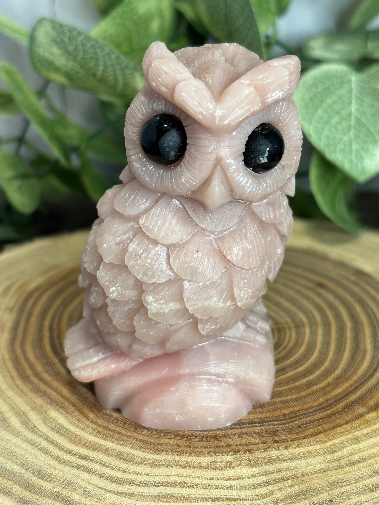 Pink Opal Owls