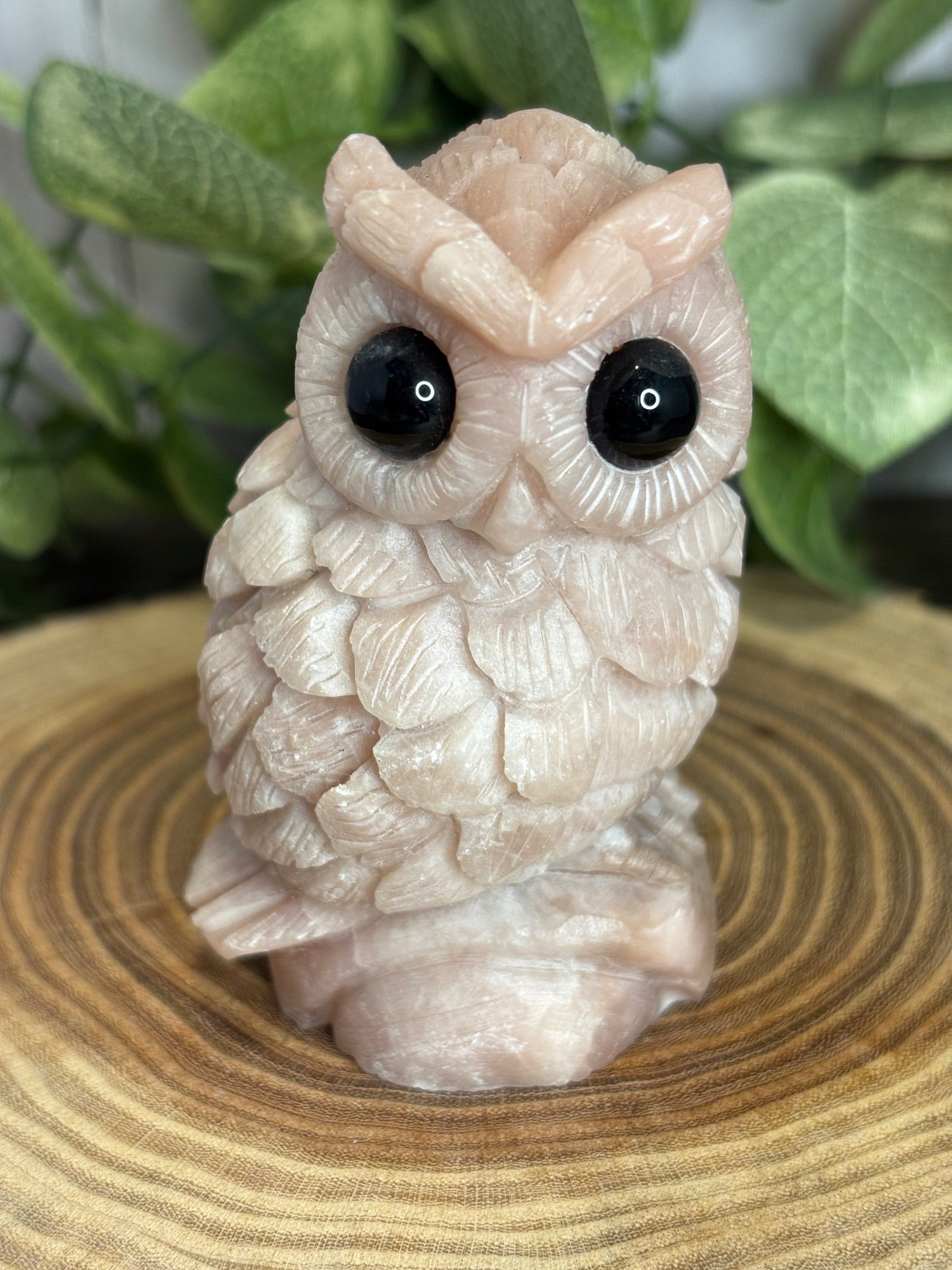 Pink Opal Owls