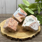 Pink Agate Square / Cubes