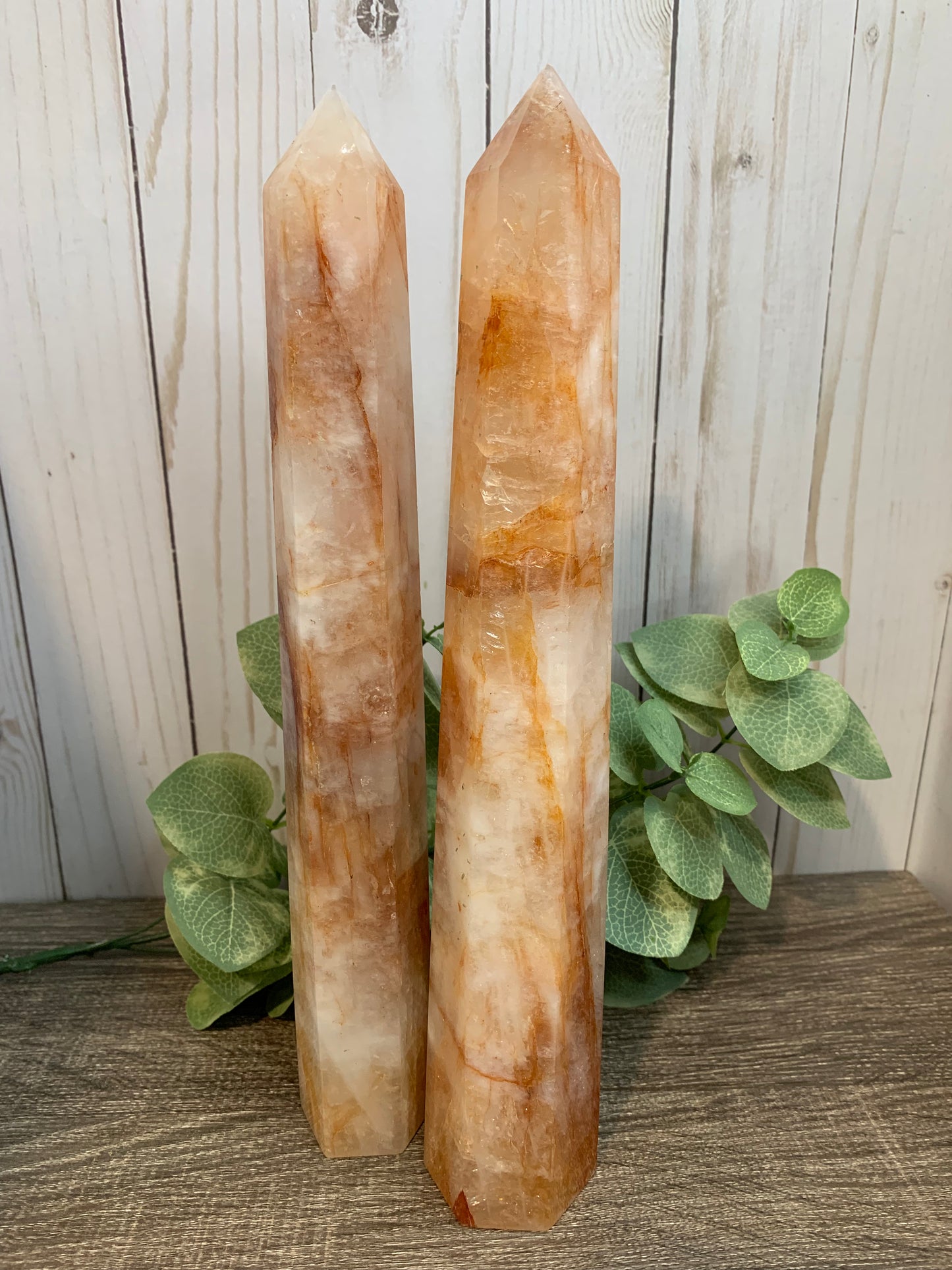 Fire Quartz Towers  - Statement Pieces