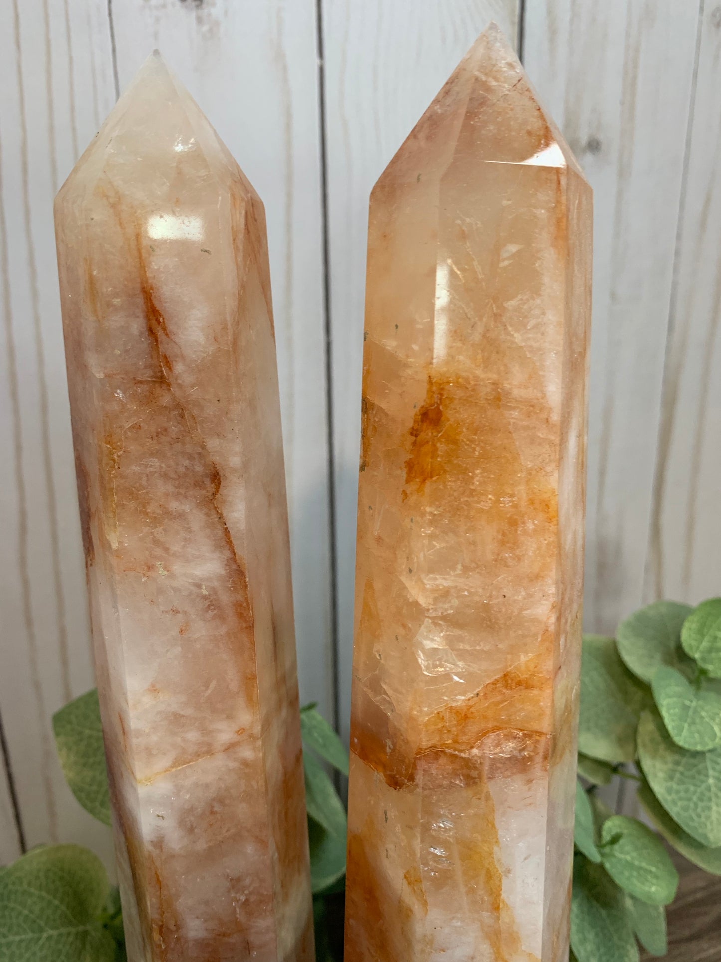 Fire Quartz Towers  - Statement Pieces