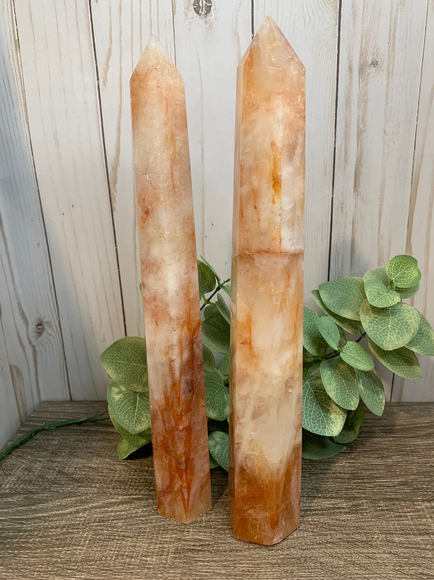 Fire Quartz Towers  - Statement Pieces