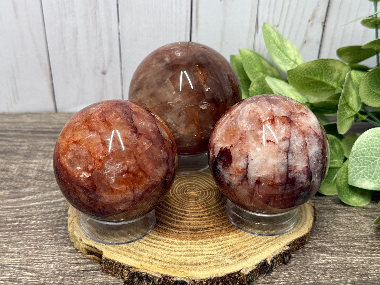 Fire Quartz Sphere