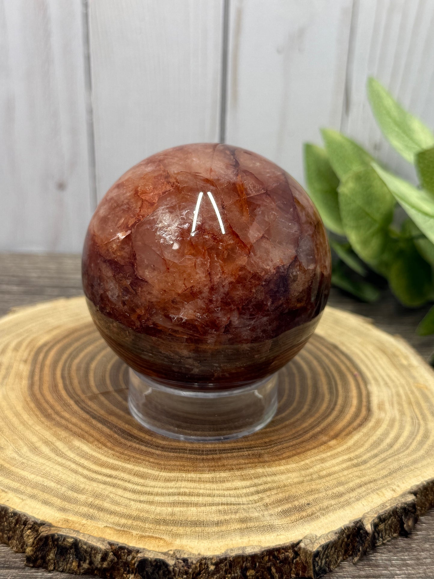Fire Quartz Sphere